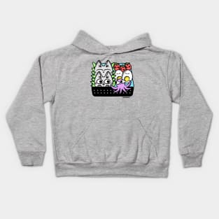 Kawaii Bento Box Cat Kids Hoodie